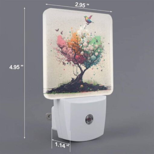 Night Light, A Tree With A Bird Sitting On Top Of It. -Acrylic Night Light Shop 006e0f986a1f9c9e53ab15619ff254b22750fc67