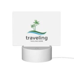 Rectangular Acrylic Night Light, A Logo For Traveling With A Palm Tree In The Background. 9 Rectangular Acrylic Night Light, A Logo For Traveling With A Palm Tree In The Background. -Acrylic Night Light Shop 01229149c7c38be051f083c3e05153bc1176a306