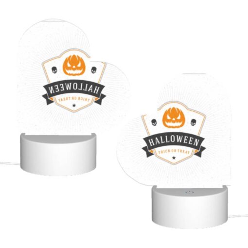Love Acrylic Night Light, A Halloween Logo With A Skull And A Pumpkin. -Acrylic Night Light Shop 0193f16bca7663b4a5b114509d4cc39fd1487b7a