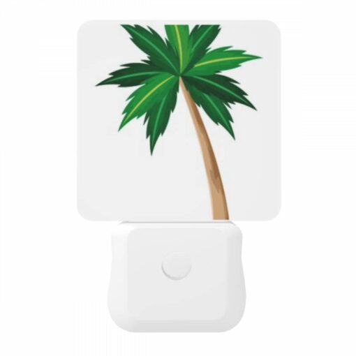 Night Light, A Green And Brown Palm Tree With A Brown Trunk. -Acrylic Night Light Shop 019dcdc5fe8b010986bd43198beaf3de593ad475