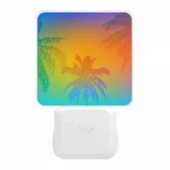 Night Light, A Colorful Sunset With Palm Trees In The Background. -Acrylic Night Light Shop 01f2893539701bc2b05c86f6d809fbe855d20299