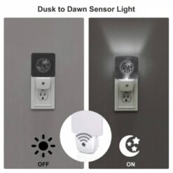 Night Light Set Of 2, A Black And White Image Of A Beach At Night With A Palm Tree And A Sunset. -Acrylic Night Light Shop 0265f2712b557647b4cca6d14fbb6b3b82244059