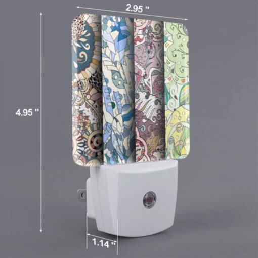 Night Light, Four Different Colored Designs Of A Flower. -Acrylic Night Light Shop 029a366d7fd89a6957e83679377c8760aea74f0c