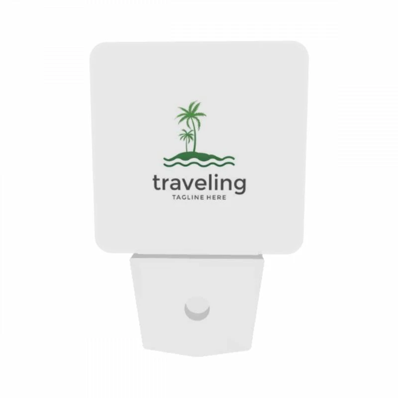 Night Light Set of 2, A logo for traveling with a palm tree in the background. Night Light Set Of 2, A Logo For Traveling With A Palm Tree In The Background. -Acrylic Night Light Shop 02cd6b5c92feaf401cb0cc3d1688f2c6ceb019a0