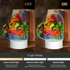 Love Acrylic Night Light, A Colorful Image Of Palm Trees With A Logo That Reads "Palm Beach." 2 Love Acrylic Night Light, A Colorful Image Of Palm Trees With A Logo That Reads "Palm Beach." -Acrylic Night Light Shop 034d307ad8f55ff7620d78f5531c92705d53f439