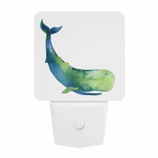 Night Light, A Blue And Green Whale Is Laying On The Ocean Floor. -Acrylic Night Light Shop 040cc2d36b6cb042c02f3134e1192bf31eef77e5