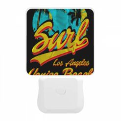 Night Light, A Surfboard Logo With The Words "Surf Los Angeles" Written On It. -Acrylic Night Light Shop 041b5480390531cafaea44310c4ca7cd211d9cab