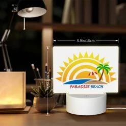 Rectangular Acrylic Night Light, A Sunny Beach With A Palm Tree And A Red Umbrella. 5 Rectangular Acrylic Night Light, A Sunny Beach With A Palm Tree And A Red Umbrella. -Acrylic Night Light Shop 049abf366d6724cd8e371c61cbf4296082d1f576