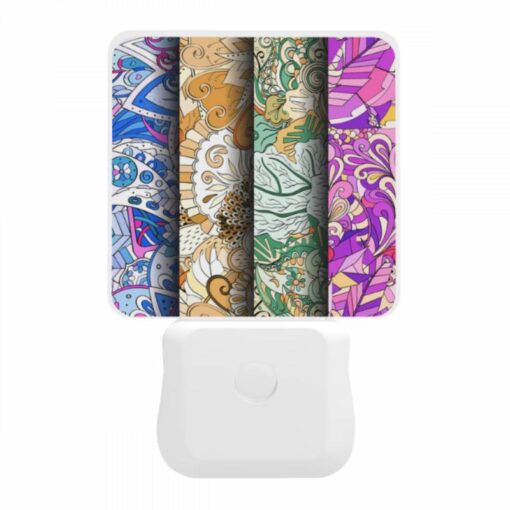 Night Light, Three Colorful Designs Are Displayed On A Roll Of Paper. -Acrylic Night Light Shop 0597b8605f2eb21dbc6dbda99e1643c26e588eb1