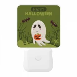 Night Light, A Cartoon Ghost Holding A Pumpkin. 8 Night Light, A Cartoon Ghost Holding A Pumpkin. -Acrylic Night Light Shop 065c1710504165f1a9994a434dd26de19ebbaadc