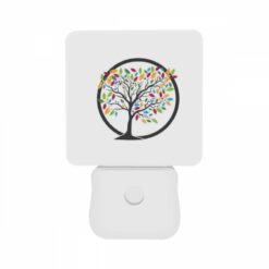 Night Light Set Of 2, A Colorful Tree With Leaves In Different Colors. -Acrylic Night Light Shop 07098cc2a51d52142b14205ae9e4129a0cf32861