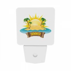Night Light Set Of 2, A Sunny Beach With A Palm Tree Logo. -Acrylic Night Light Shop 072c061da0f3c5fa47e60c6fddf3cf102e426a85