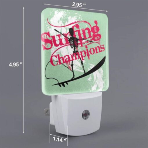 Night Light, A Skeleton Is Riding A Surfboard. -Acrylic Night Light Shop 0736733bae96b81d61f9faf62cacf159408fcc13