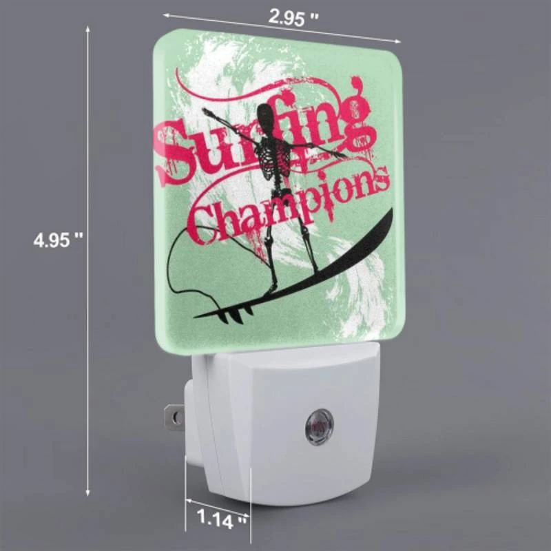 Night Light, A skeleton is riding a surfboard. Night Light, A Skeleton Is Riding A Surfboard. -Acrylic Night Light Shop 0736733bae96b81d61f9faf62cacf159408fcc13