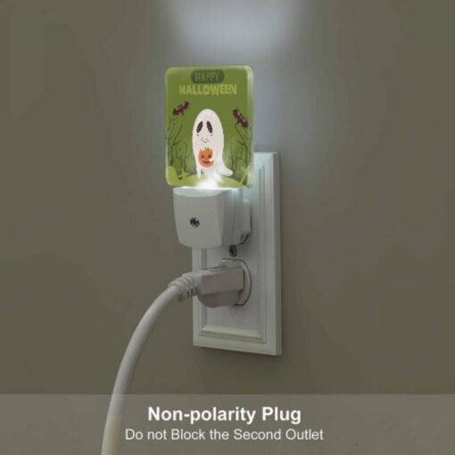 Night Light, A Cartoon Ghost Holding A Pumpkin. -Acrylic Night Light Shop 073892cc0501cd7fc4175e020d500b55c0510199