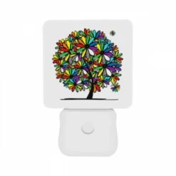 Night Light Set Of 2, A Colorful Tree With A Rainbow Of Colors. -Acrylic Night Light Shop 0794be406eb94b66b3e5dae4a82e026e3951b808