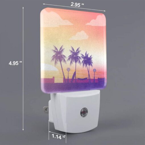 Night Light, A Sunset With Palm Trees In The Background. -Acrylic Night Light Shop 084128e5d4807ebd5a0d68b30af5e2f652d1584d