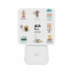 Night Light Set Of 2, A Collection Of Cartoon Animal Logos -Acrylic Night Light Shop 08422e4267a478218d8bb55607b82117f4194798