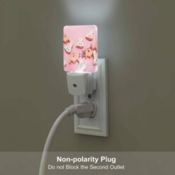 Night Light Set Of 2, A Pink Background With A Bunch Of Halloween Cookies. -Acrylic Night Light Shop 0846d2820004a068e64dfd9a7c2774ff374dc22e