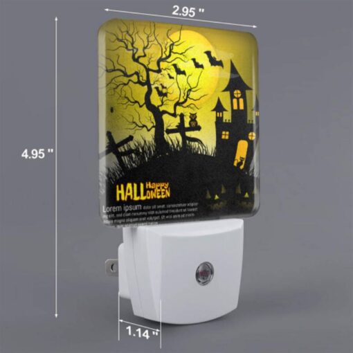 Night Light Set Of 2, A Halloween Scene With A Tree -Acrylic Night Light Shop 08bd8a2533973f116cb836f22523400ad0c3899c