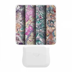 Night Light, Three Colorful Designs Are Displayed On A Wall. -Acrylic Night Light Shop 08eab76ad740b901432f2459d3d2f0dc32f47546