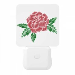 Night Light, A Red Rose With Green Leaves. -Acrylic Night Light Shop 09fdc2ea682ccb19505ab916e44fa0d11d64302c