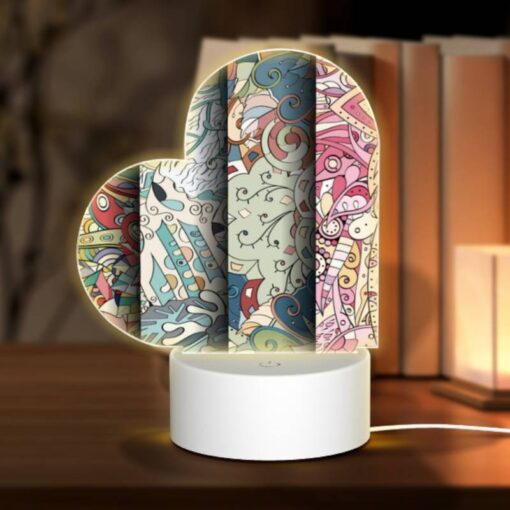 Love Acrylic Night Light, Four Different Colored Paintings Of A Person. -Acrylic Night Light Shop 0abd12ac9fa1a431e366d6920f136d57c958300d