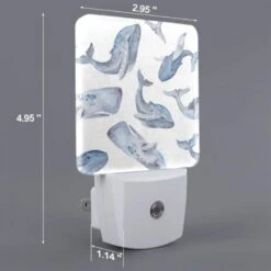 Night Light Set Of 2, A Collection Of Blue Whale Illustrations. 1 Night Light Set Of 2, A Collection Of Blue Whale Illustrations. -Acrylic Night Light Shop 0c396e57f781086831ab6257ae70c0f7d9eda8f8