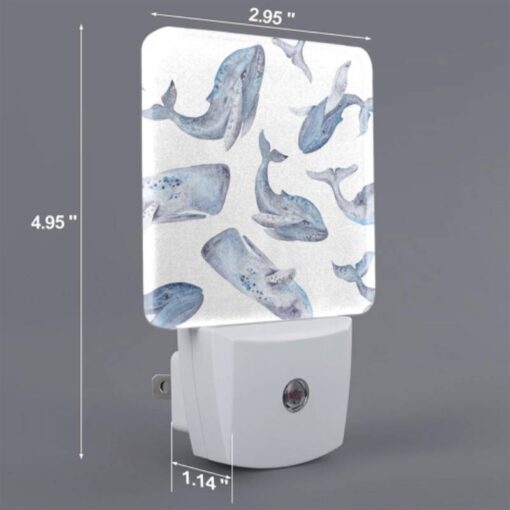Night Light Set Of 2, A Collection Of Blue Whale Illustrations. -Acrylic Night Light Shop 0c396e57f781086831ab6257ae70c0f7d9eda8f8