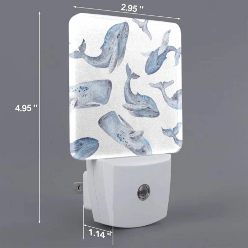 Night Light Set of 2, A collection of blue whale illustrations. Night Light Set Of 2, A Collection Of Blue Whale Illustrations. -Acrylic Night Light Shop 0c396e57f781086831ab6257ae70c0f7d9eda8f8