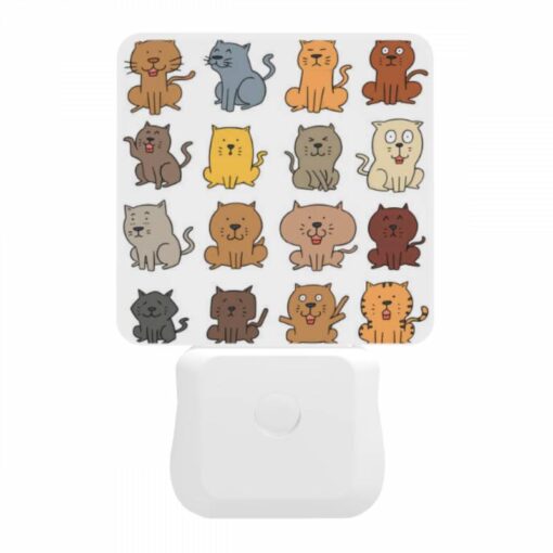 Night Light, A Collection Of Different Colored Cats. -Acrylic Night Light Shop 0c9c283f15f759d3e1271731a65f05424e62194b