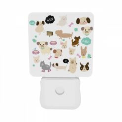 Night Light Set Of 2, A Collection Of Cartoon Dogs And Cats With Various Expressions And Poses. -Acrylic Night Light Shop 0cdc76045ac42000bee8c061e6b23d2202ec593c