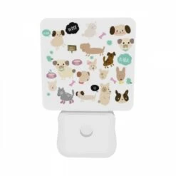 Night Light Set Of 2, A Collection Of Cartoon Dogs And Cats With Various Expressions And Poses. 7 Night Light Set Of 2, A Collection Of Cartoon Dogs And Cats With Various Expressions And Poses. -Acrylic Night Light Shop 0cdc76045ac42000bee8c061e6b23d2202ec593c