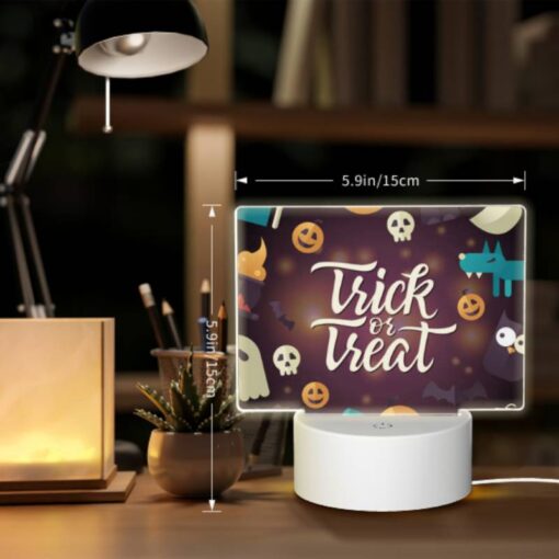Rectangular Acrylic Night Light, A Collection Of Halloween-themed Images -Acrylic Night Light Shop 0db645cb9e3e9098b0ad3d9b7035f64ac792782d