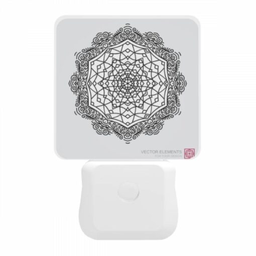 Night Light, A Black And White Drawing Of A Geometric Pattern. -Acrylic Night Light Shop 0deb9637a5f30b9cd033b40b35e04825aed67c1a