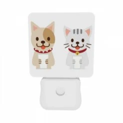Night Light Set Of 2, Two Cute Cat Cartoons Holding A Cup. -Acrylic Night Light Shop 0e18500d37ef15b7f368e9c651abb8565c8ad1e5