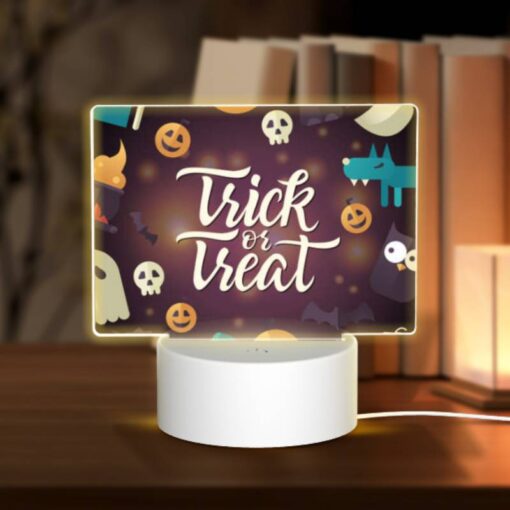 Rectangular Acrylic Night Light, A Collection Of Halloween-themed Images -Acrylic Night Light Shop 0e26fe6b2db10d707257496d2dbfb23123585480