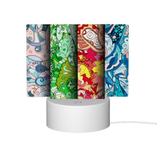 Rectangular Acrylic Night Light, Three Colorful Designs Are Displayed On A Row Of Paper. -Acrylic Night Light Shop 0f0357379800dba01ca17905763f1c527a949535