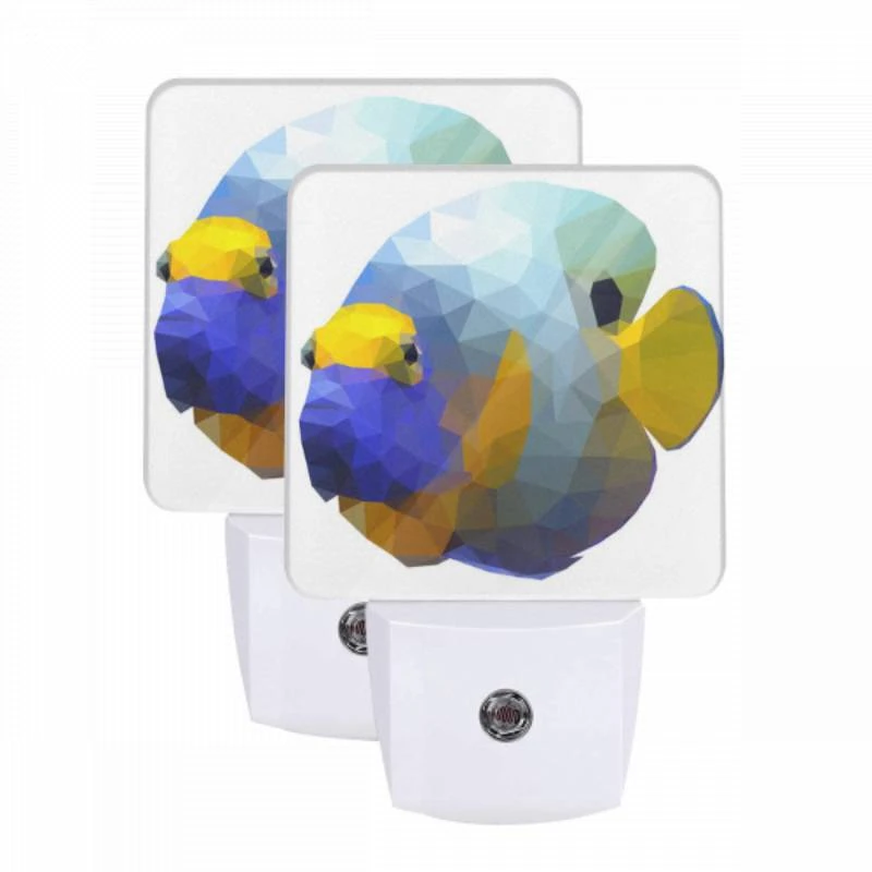 Night Light Set of 2, A blue and yellow fish with a black nose. Night Light Set Of 2, A Blue And Yellow Fish With A Black Nose. -Acrylic Night Light Shop 10023c3272f3d2bb3952c9b14ed5e5867f0951c9