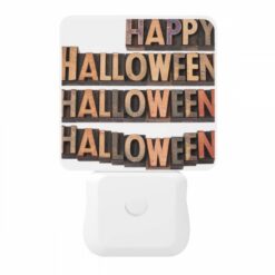 Night Light, A Wooden Sign That Says "Happy Halloween" On It. -Acrylic Night Light Shop 10917a6cb06cc07965116004683784d9bb9aeba6