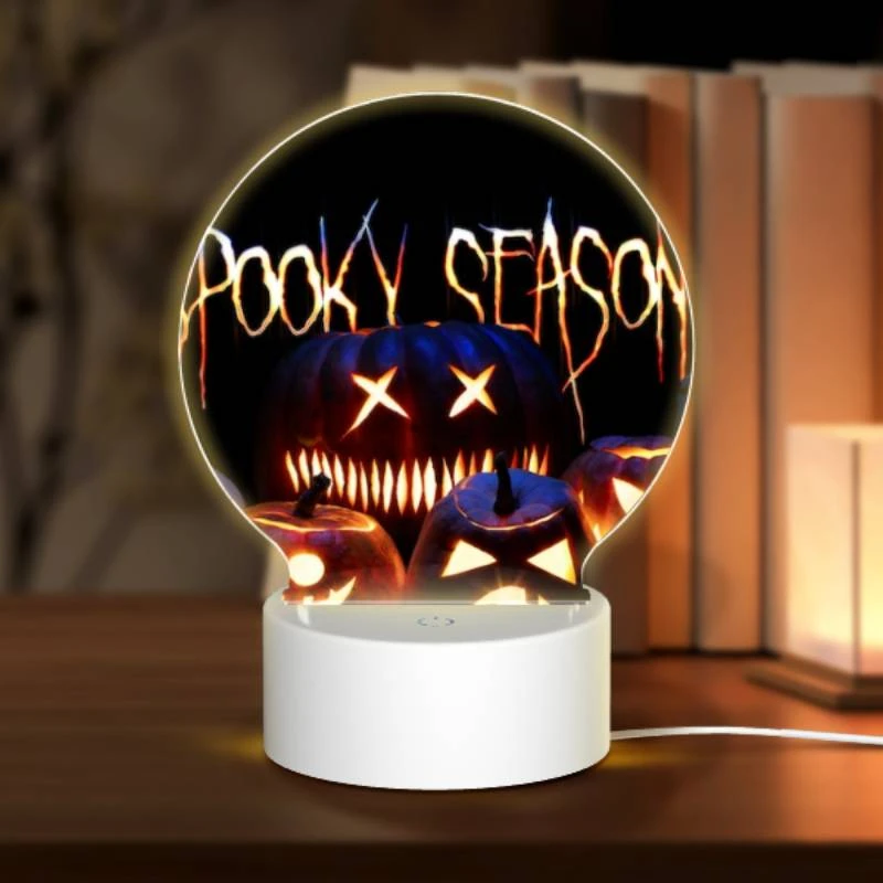 Round Acrylic Night Light, A group of pumpkins with scary faces on them. Round Acrylic Night Light, A Group Of Pumpkins With Scary Faces On Them. -Acrylic Night Light Shop 11947ee4e638d0f70ab6d5fe74525c15bc2e0b9c