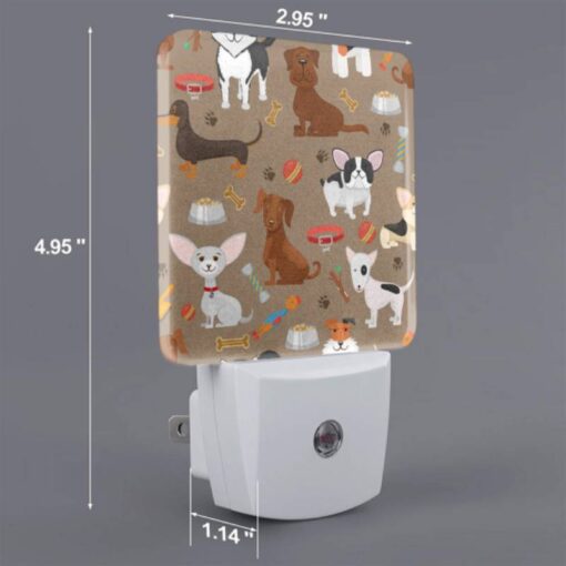 Night Light Set Of 2, A Collection Of Different Dog Breeds. -Acrylic Night Light Shop 1275b5b51e197f395fed996fa456627b88251e9a