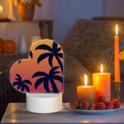 Love Acrylic Night Light, A Sunset With A Palm Tree In The Foreground. -Acrylic Night Light Shop 12c98afff7abbe90ddc53ca43837afac1a77492e