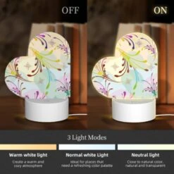 Love Acrylic Night Light, A Colorful Floral Pattern With A Variety Of Colors And Shapes. 2 Love Acrylic Night Light, A Colorful Floral Pattern With A Variety Of Colors And Shapes. -Acrylic Night Light Shop 13234528d32b00f29528b2c546243c0cd83331b6