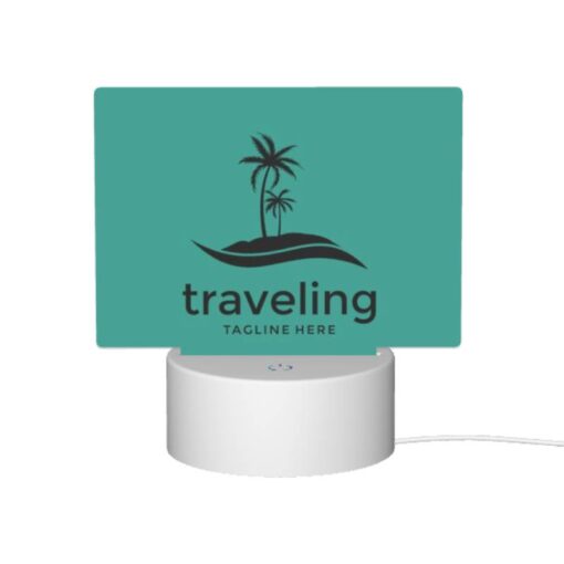 Rectangular Acrylic Night Light, A Logo For A Traveling Company. -Acrylic Night Light Shop 132dd2aab3fef7fdf4c2d310aeac1e879fc5bd36