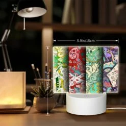 Rectangular Acrylic Night Light, Four Different Colored Papers With Designs On Them. 5 Rectangular Acrylic Night Light, Four Different Colored Papers With Designs On Them. -Acrylic Night Light Shop 1358fca87092094579066bf3604a397088eb8f1e
