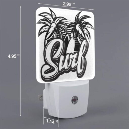 Night Light, A Logo For Surfing With A House And Palm Trees. -Acrylic Night Light Shop 13b174795b2a37397e9a74dd86f0de41004cf897