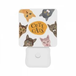 Night Light Set Of 2, A Collection Of Cute Cat Illustrations. -Acrylic Night Light Shop 13d1072aa2027de1715888f0eccfadd1b38809b1