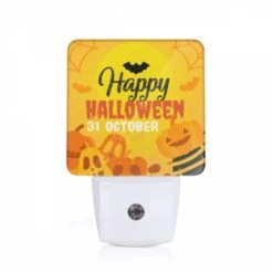 Night Light, A Colorful Poster With A Bat