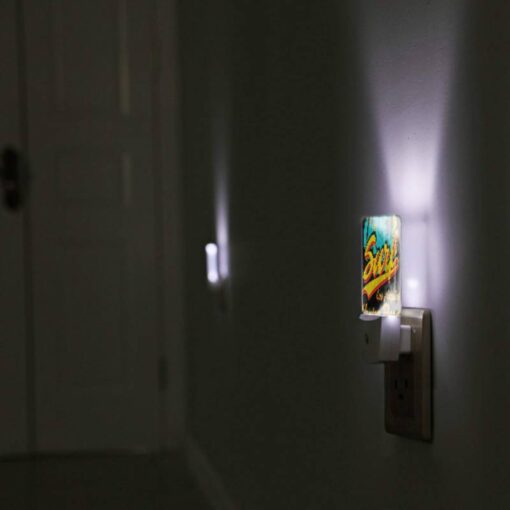 Night Light, A Surfboard Logo With The Words "Surf Los Angeles" Written On It. -Acrylic Night Light Shop 148da448657f5f9ada78f96ee711fb8ec6caffdc